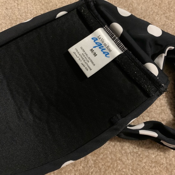 La Vie en Rose Aqua bandeau bikini top - Picture 3 of 3